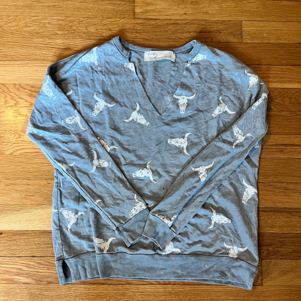 Vintage Havana longhorn sweatshirt